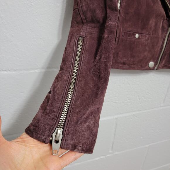SL-8 Suede Moto Jacket XS - Picture 6 of 13